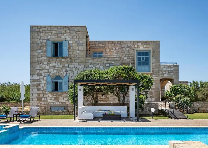 Βίλα Beachfront Turquoise With Private Pool, Bbq And Ping Pong Table *