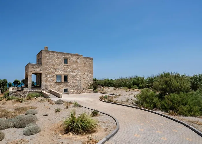 Beachfront Turquoise With Private Pool, Bbq And Ping Pong Table Villa Chania (Crete)